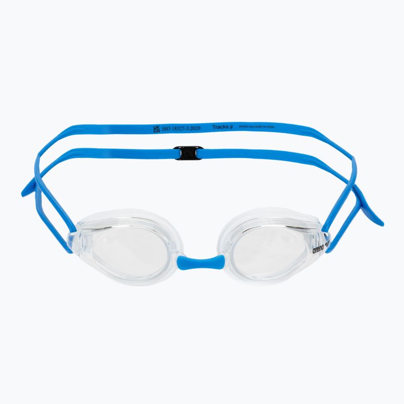 Gyermek úszószemüveg arena Tracks JR clear/clear/light blue 2