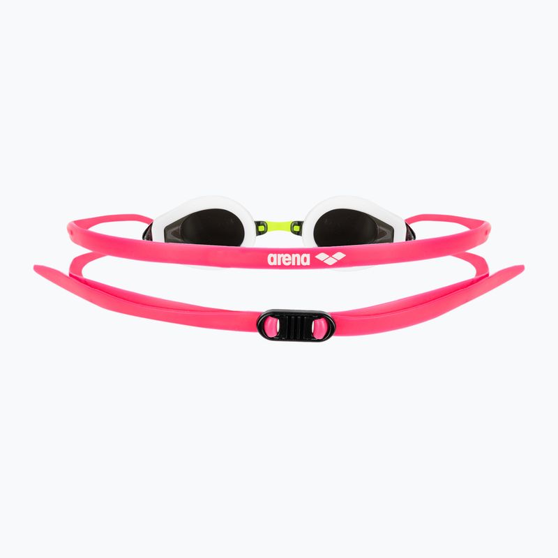 Gyerek úszószemüveg arena Tracks JR Mirror silver/white/fuchsia 5