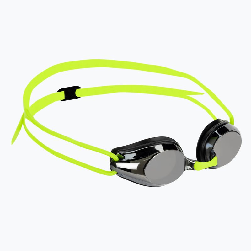 Gyerek úszószemüveg arena Tracks JR Mirror silver/black/fluoyellow