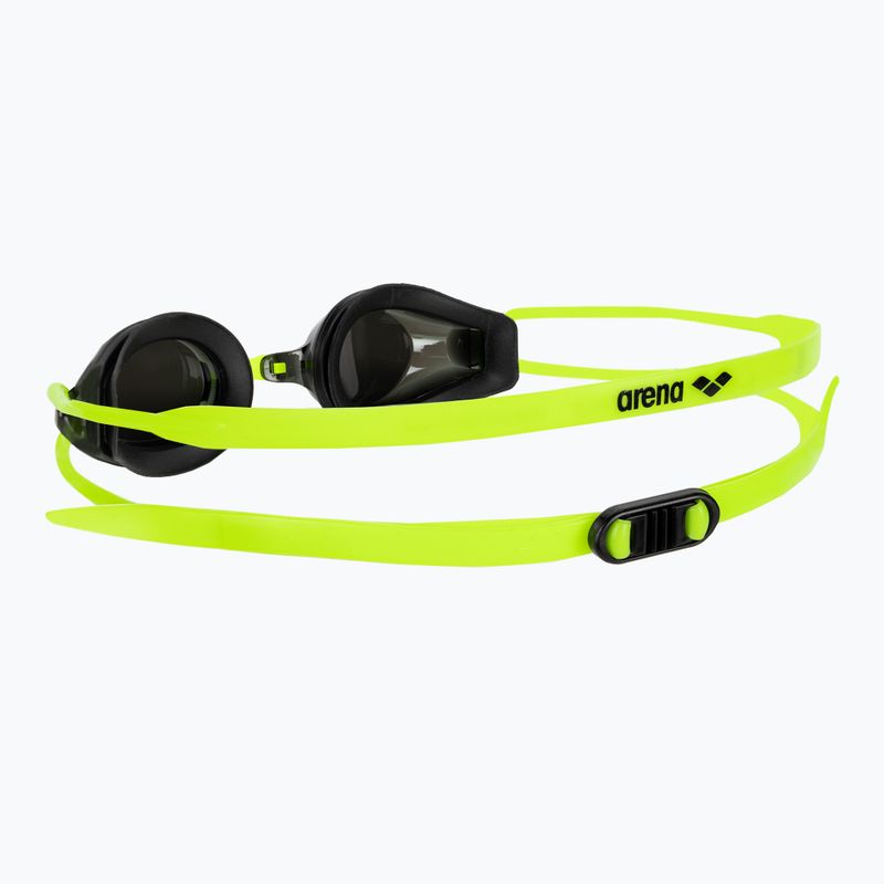 Gyerek úszószemüveg arena Tracks JR Mirror silver/black/fluoyellow 4
