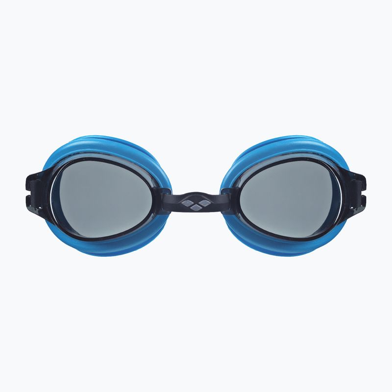 Gyermek úszószemüveg arena Bubble 3 Junior smoke/turquoise/black 2