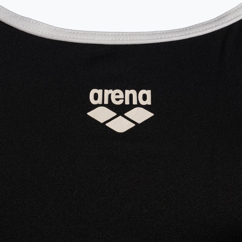 Női egyrészes fürdőruha arena Team Stripe Super Fly Back One Piece fekete 001195/501 3