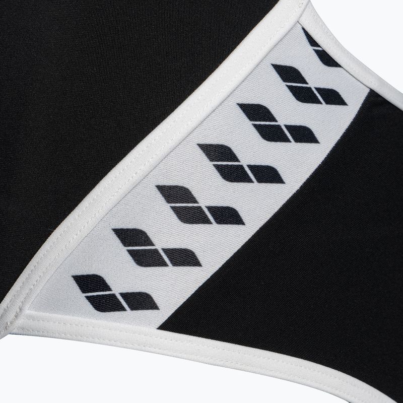 Női egyrészes fürdőruha arena Team Stripe Super Fly Back One Piece fekete 001195/501 4