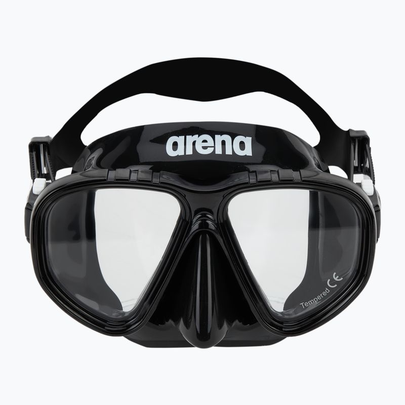 Arena Premium Snorkeling Set fekete/tiszta/fekete 3