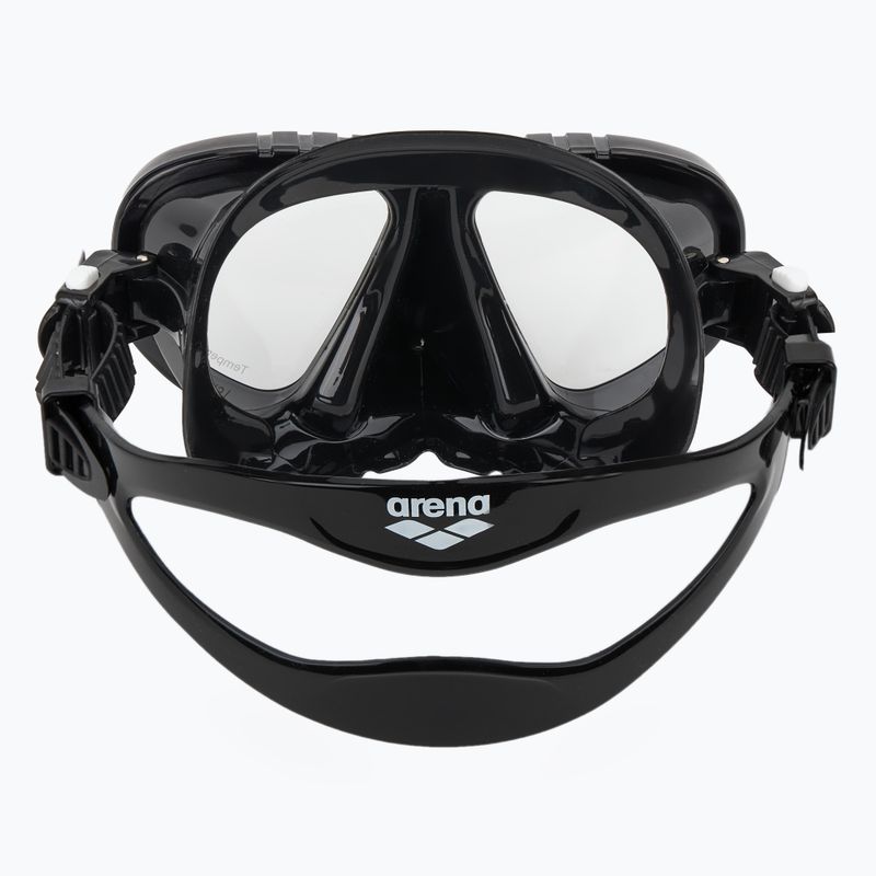 Arena Premium Snorkeling Set fekete/tiszta/fekete 5