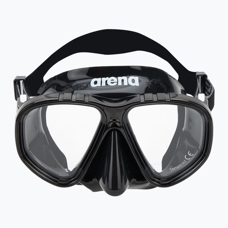 Arena Prémium gyermek snorkeling szett Jr fekete/tiszta/fekete 3