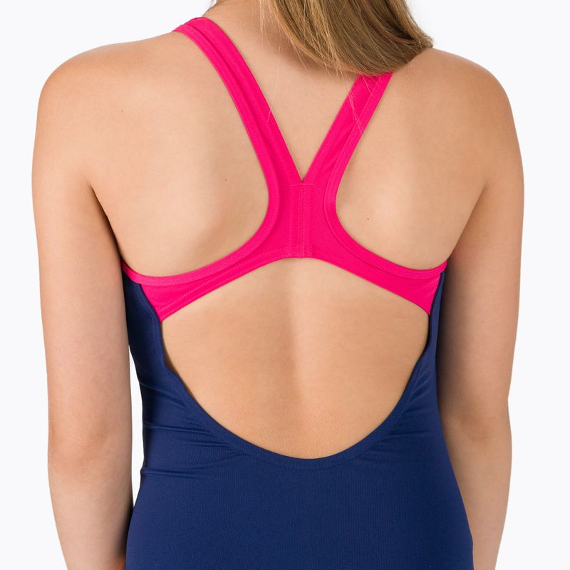 Gyermek fürdőruha ARENA Biglogo Swim Pro Back One Piece 708 tengerészkék 001332/708 5