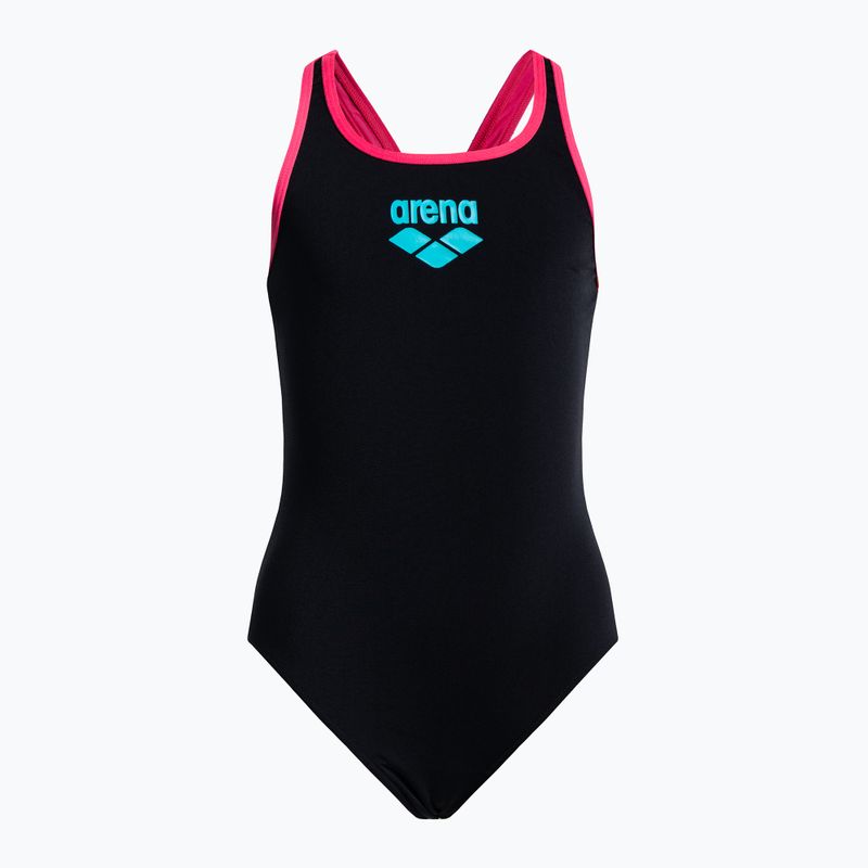 Arena Biglogo Swim Pro Back egyrészes gyermek fürdőruha fekete 001332/595