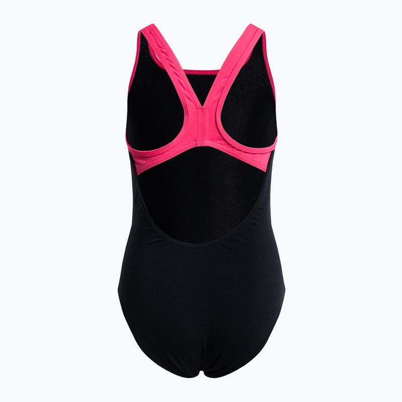 Arena Biglogo Swim Pro Back egyrészes gyermek fürdőruha fekete 001332/595 2