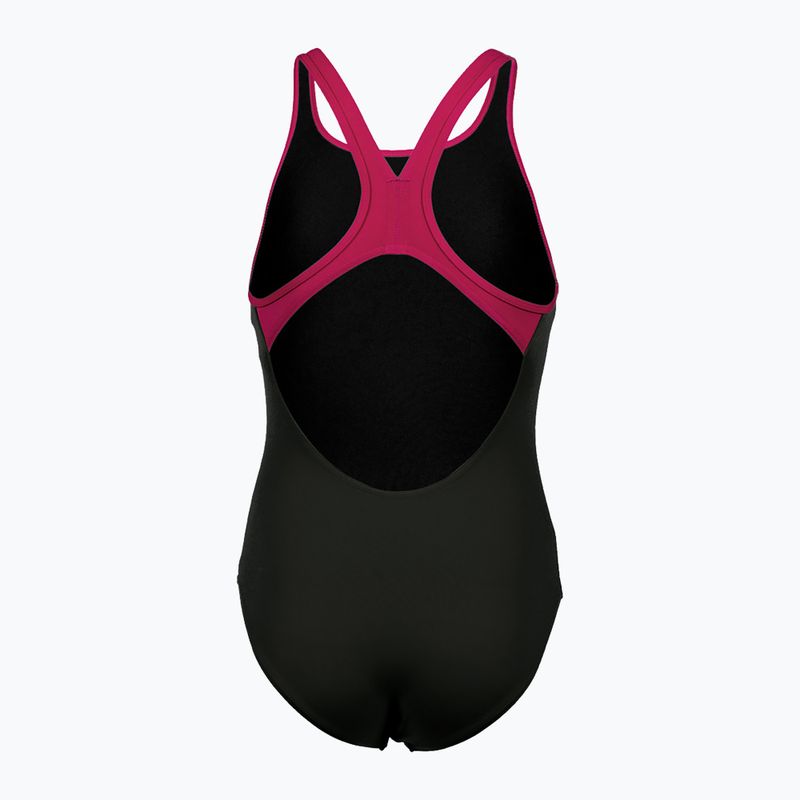 Arena Biglogo Swim Pro Back egyrészes gyermek fürdőruha fekete 001332/595 5