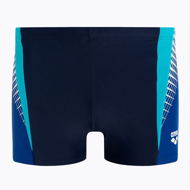Férfi arena úszó boxeralsó Threefold Short tengerészkék 004193/781