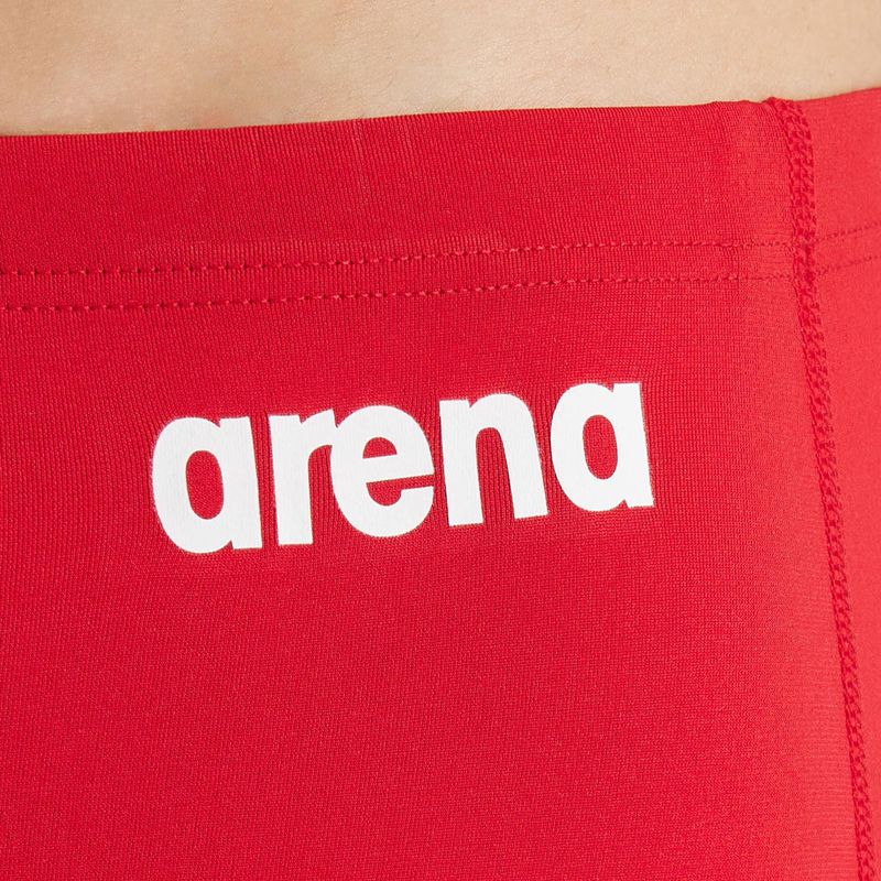 Férfi arena Team Swim Alacsony derekú rövidnadrág egyszínű piros 004775/450 úszóboxeralsó 7