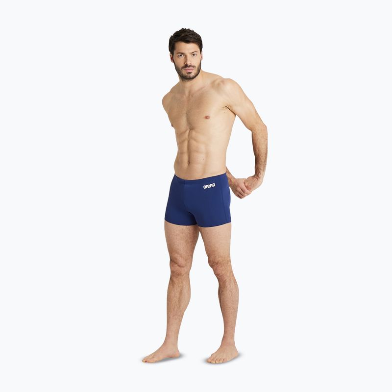 Úszóbokszerek Arena Team Swim Short Solid navy/white 5