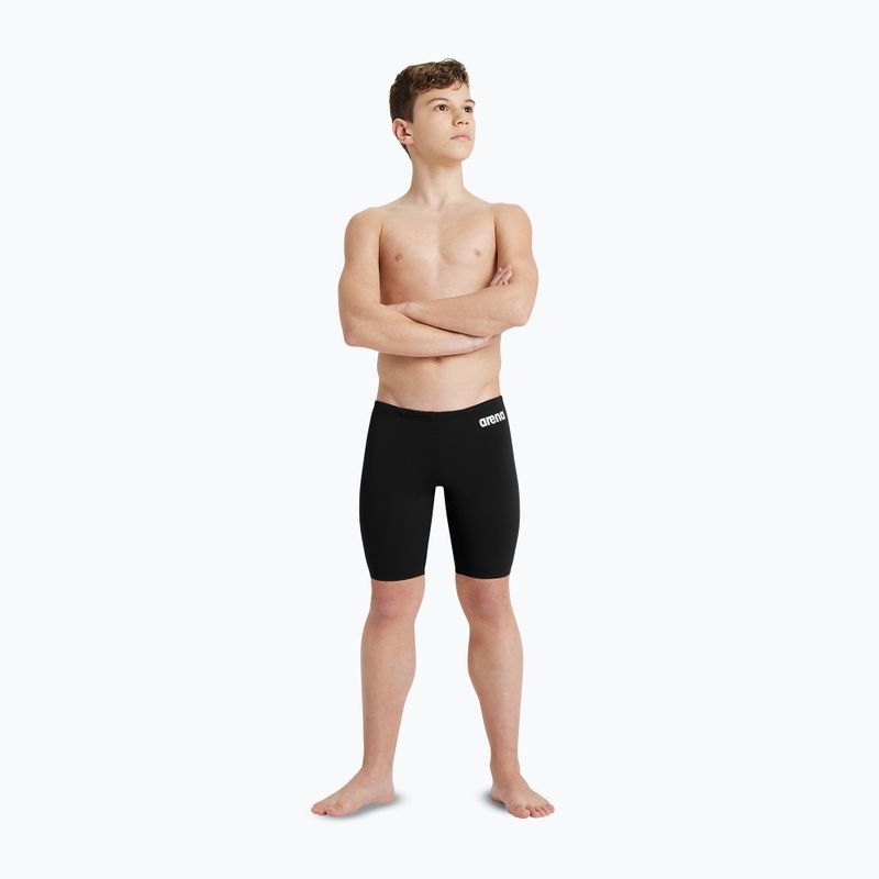 Gyerek jammer úszónadrág arena Team Swim Jammer Solid black/white 6