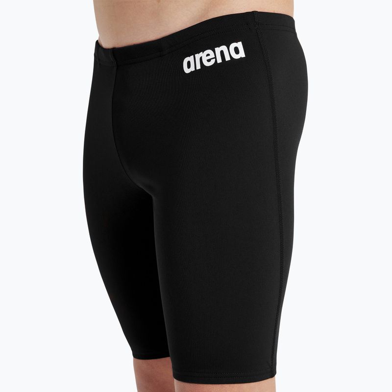 Gyerek jammer úszónadrág arena Team Swim Jammer Solid black/white 8
