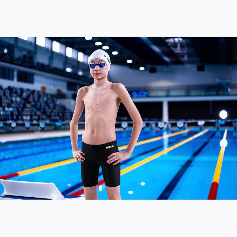 Gyerek jammer úszónadrág arena Team Swim Jammer Solid black/white 10