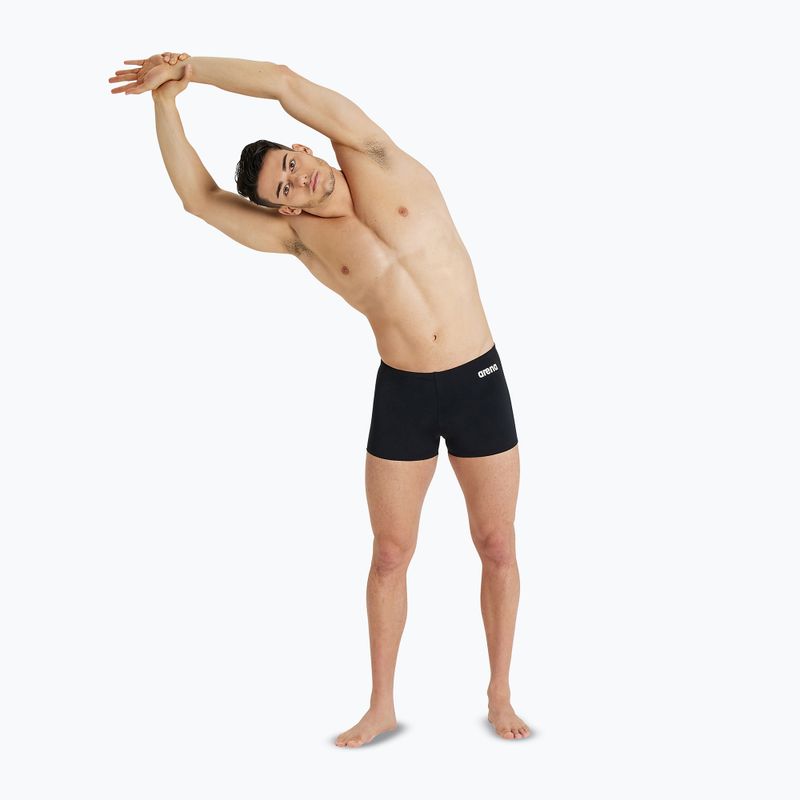 Úszóbokszerek Arena Team Swim Short Solid black/white 5