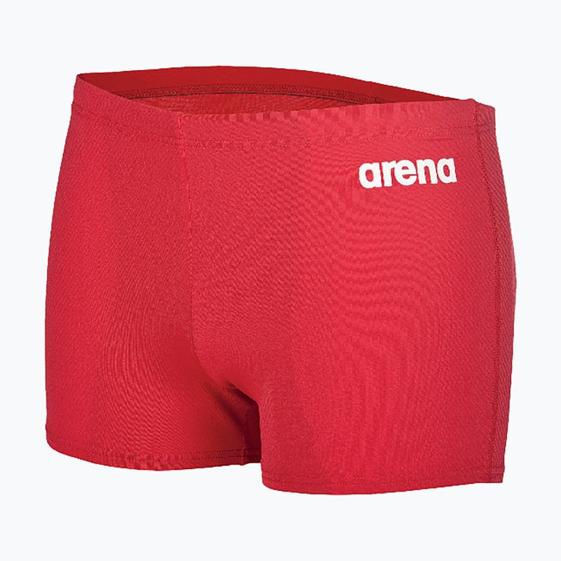 Férfi úszó boxer nadrág arena Team Swim Short Solid red/white 3