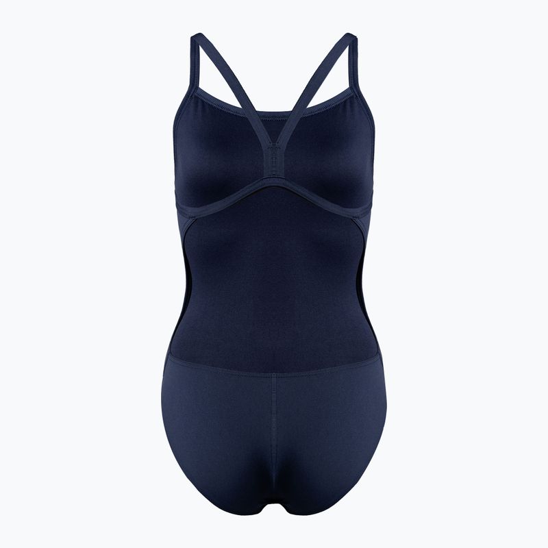 Női egyrészes fürdőruha arena Team Challenge Solid navy blue 004766/750 2