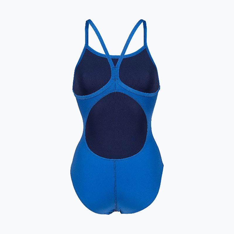 Női egyrészes fürdőruha Arena Team Light Drop Solid royal/white 2