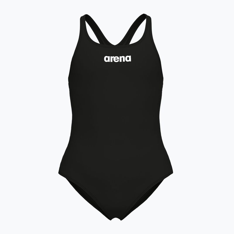 Gyermek egyrészes fürdőruha arena Team Swim Pro Solid fekete/fehér