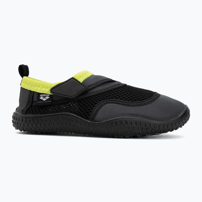 Vízicipő arena Watershoes dark grey/lime 2