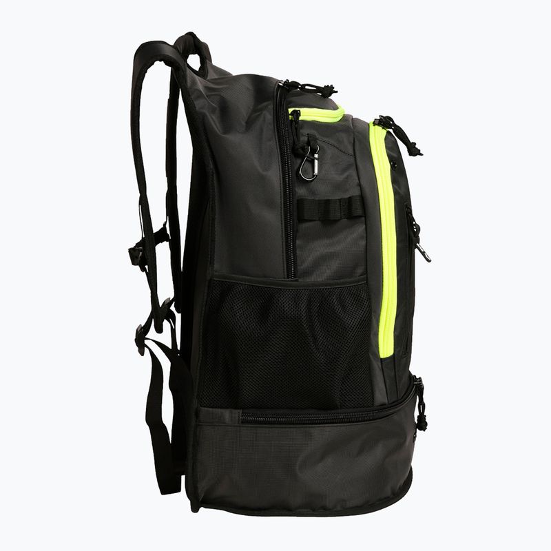 Arena Fastpack 3.0 40 l sötét füst/neonsárga úszó hátizsák 4