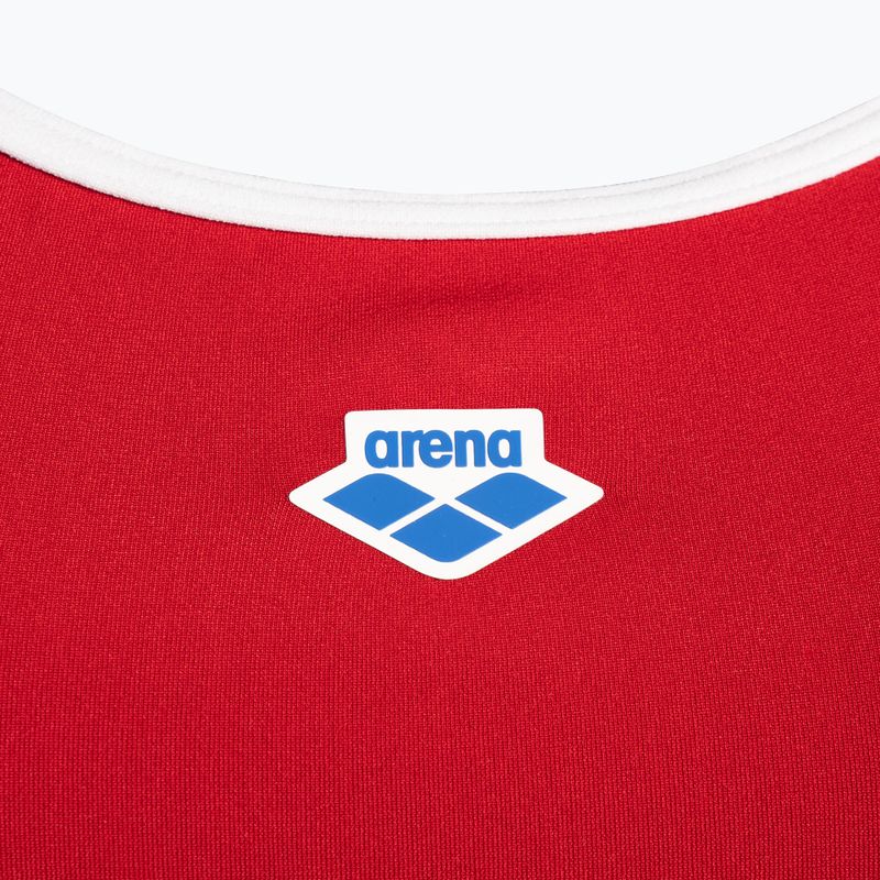 Női egyrészes fürdőruha arena Icons Super Fly Back Solid piros 005036 3