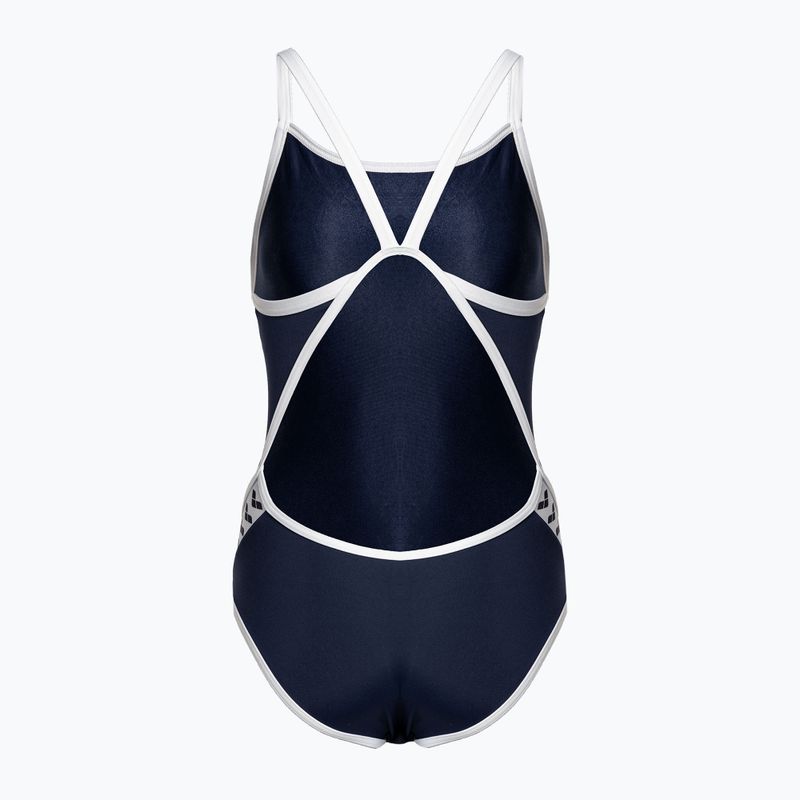 Női egyrészes fürdőruha arena Icons Super Fly Back Solid navy blue 005036 2