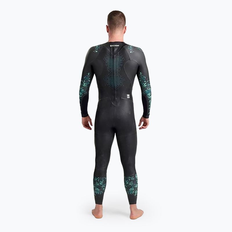 Férfi neoprén ruha arena Storm coral blue/black 2