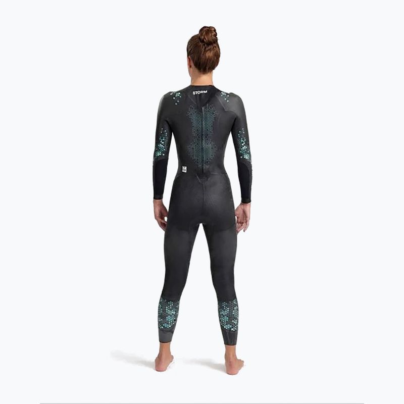 Női neoprén ruha arena Storm coral blue/black 2