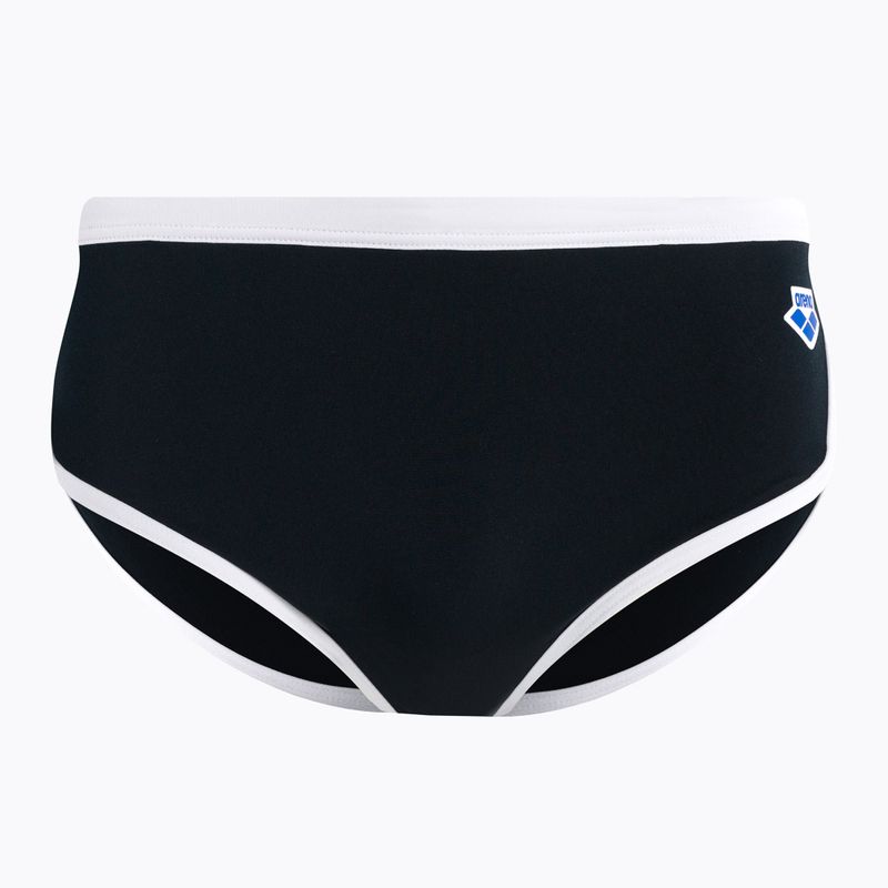 Férfi arena Icons Swim Alacsony derekú rövid egyszínű fekete 005046/501 fürdőnadrág