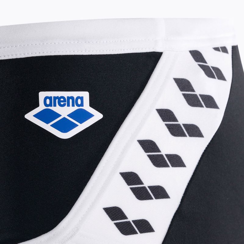 Férfi arena Icons Swim Alacsony derekú rövid egyszínű fekete 005046/501 fürdőnadrág 3