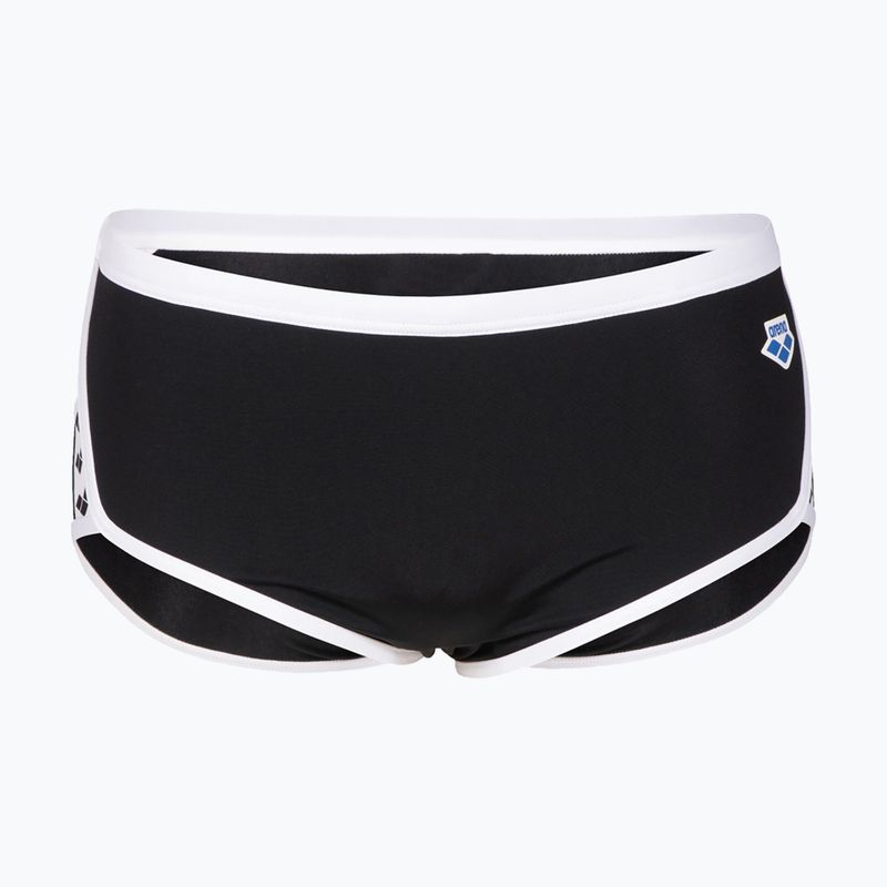 Férfi arena Icons Swim Alacsony derekú rövid egyszínű fekete 005046/501 fürdőnadrág 4