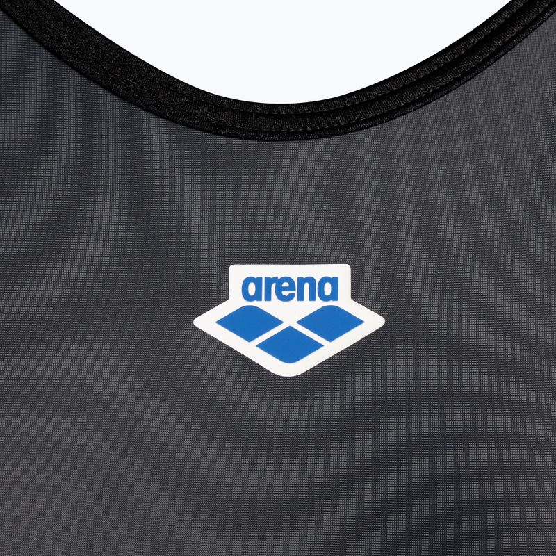 Női egyrészes fürdőruha arena Icons Fast Back Panel szürke 005043/551 3