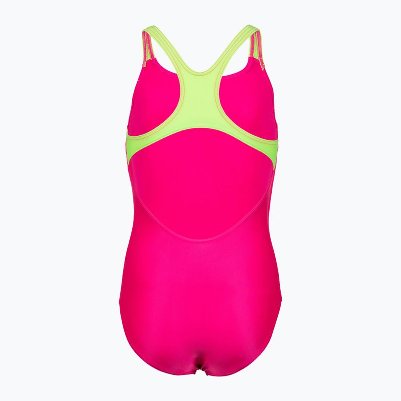 Gyermek egyrészes fürdőruha arena Swim Pro Back Logo rózsaszín 005539/760 5