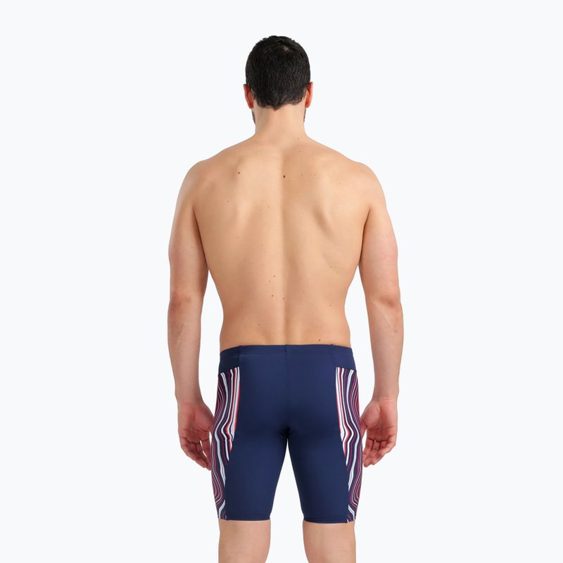 Férfi arena Swim Jammer Márványozott tengerészkék 005785/740 7