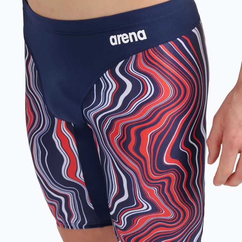 Férfi arena Swim Jammer Márványozott tengerészkék 005785/740 8