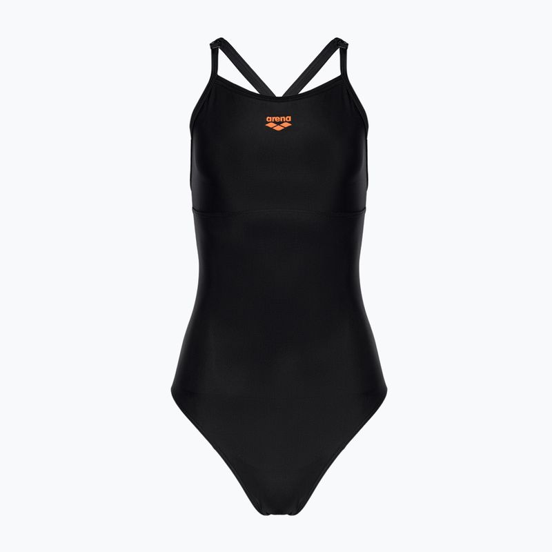 Női egyrészes fürdőruha arena Solid Swimsuit Lightdrop Back black