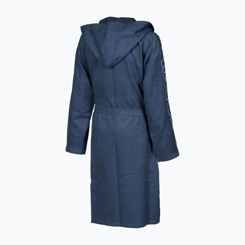 Gyerek fürdőköpeny arena Zeal Plus Jr navy/white 5