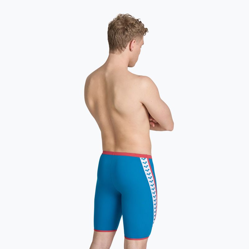 Férfi arena Swim Solid Jammer kék cosmo/astro piros 3