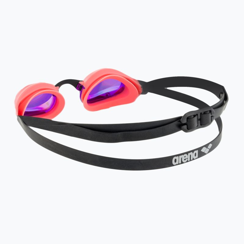 Arena úszószemüveg Cobra Core Swipe Mirror tükör lila/korall színű 4