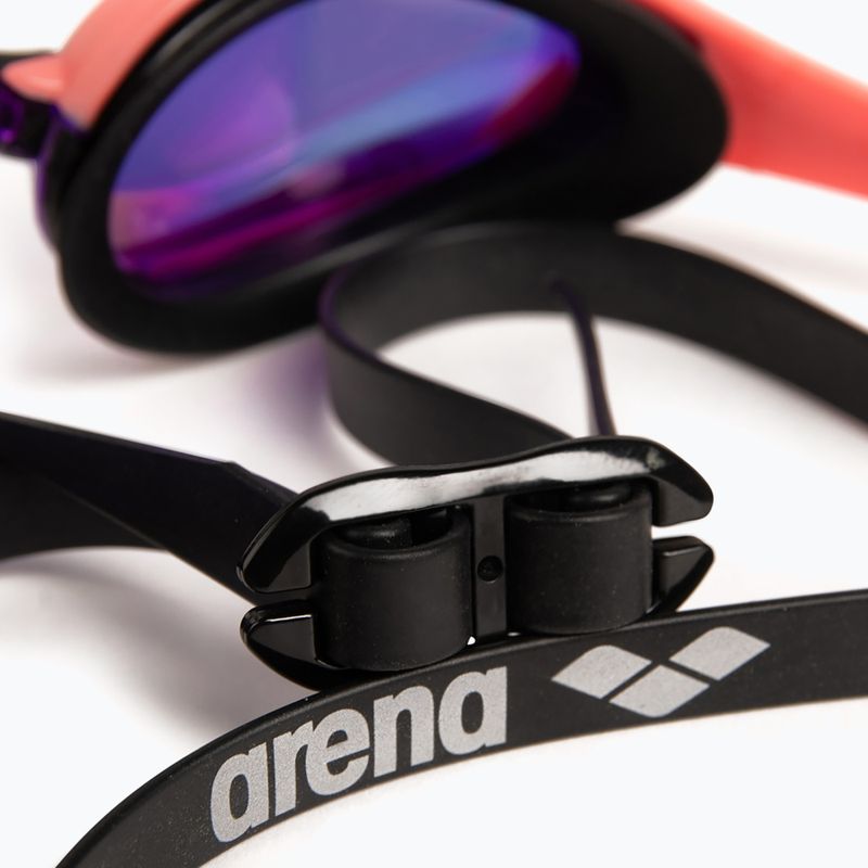 Arena úszószemüveg Cobra Ultra Swipe Mirror tükör lila/korall színben 8