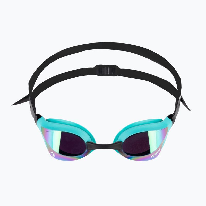 Arena úszószemüveg Cobra Core Swipe Mirror tükör smaragdzöld/páva 2