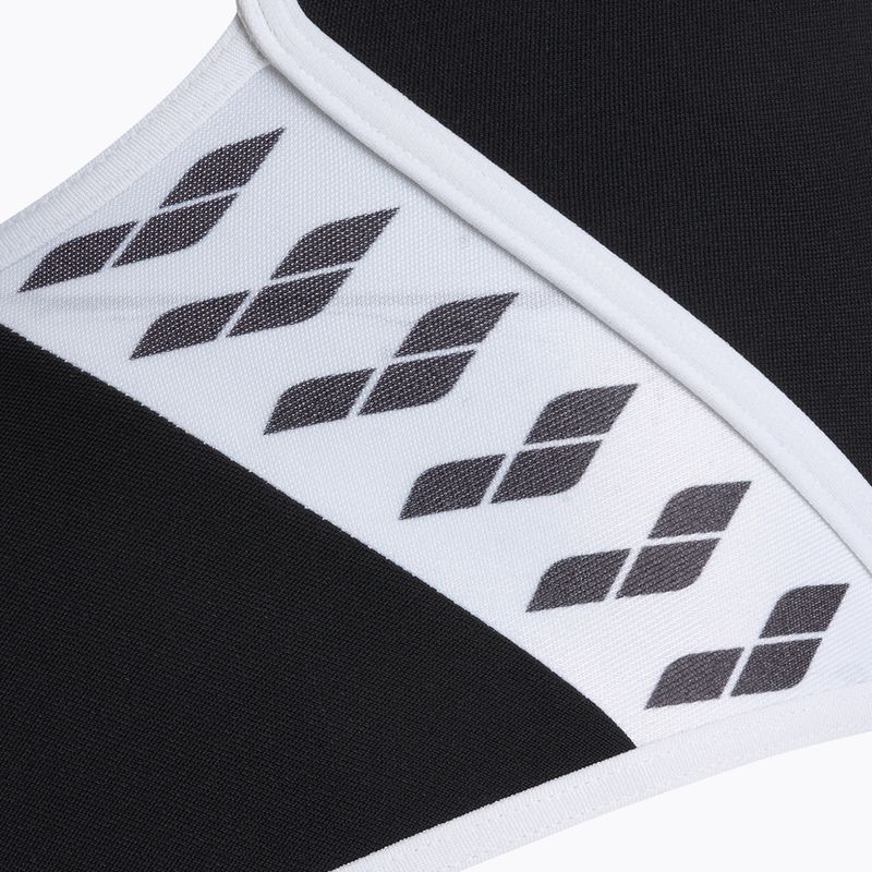 Női egyrészes fürdőruha arena Icons Super Fly Back Solid black / white 3