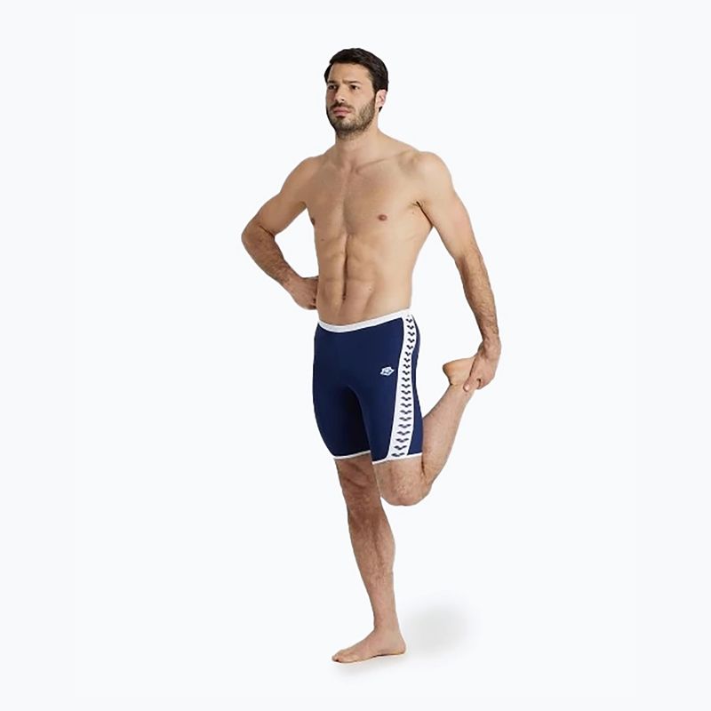 Férfi arena Icons Swim Jammer Solid navy/fehér 7