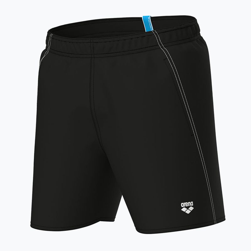 Férfi arena Fundamentals Boxer R fekete/fehér fürdőnadrágok 4