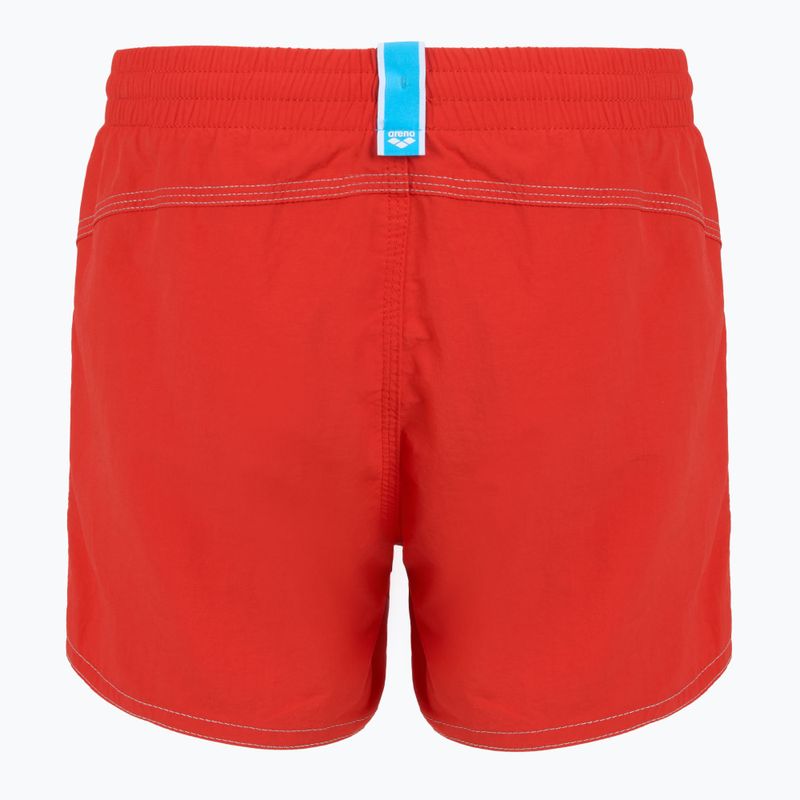 arena Bywayx Youth R fluo red/water gyermek úszónadrág 2