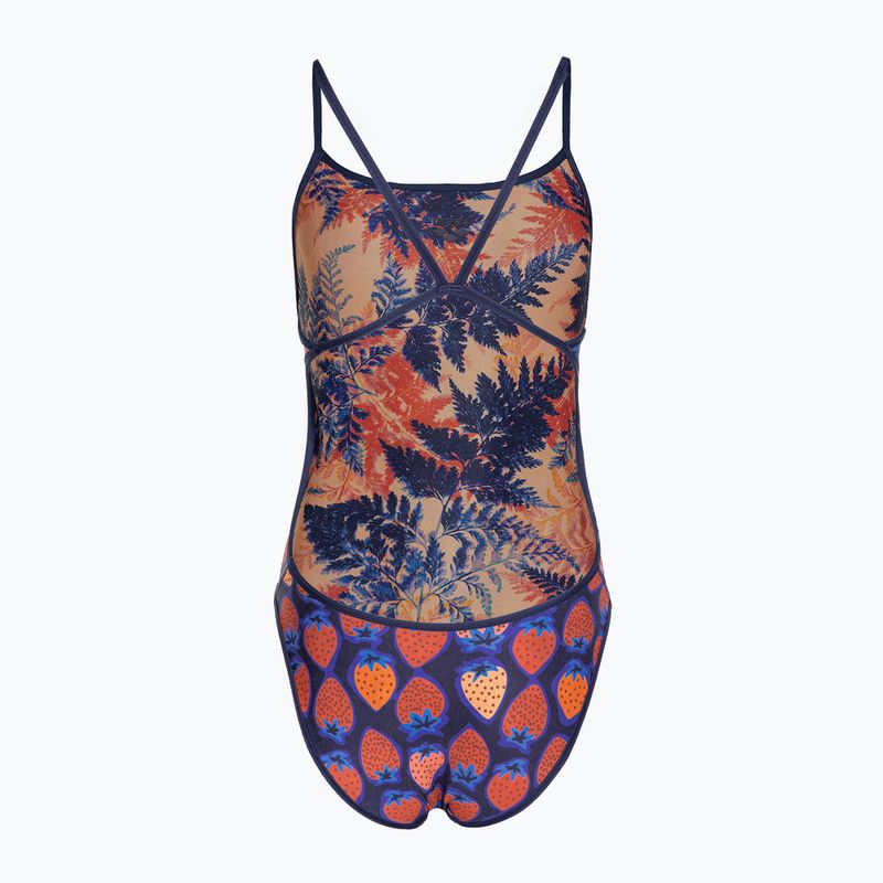 Női egyrészes fürdőruha arena Reversible fürdőruha Challenge Back navy/multi 6