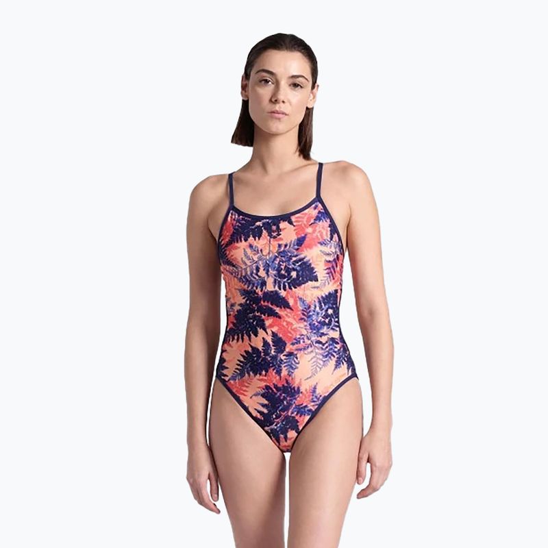 Női egyrészes fürdőruha arena Reversible fürdőruha Challenge Back navy/multi 7